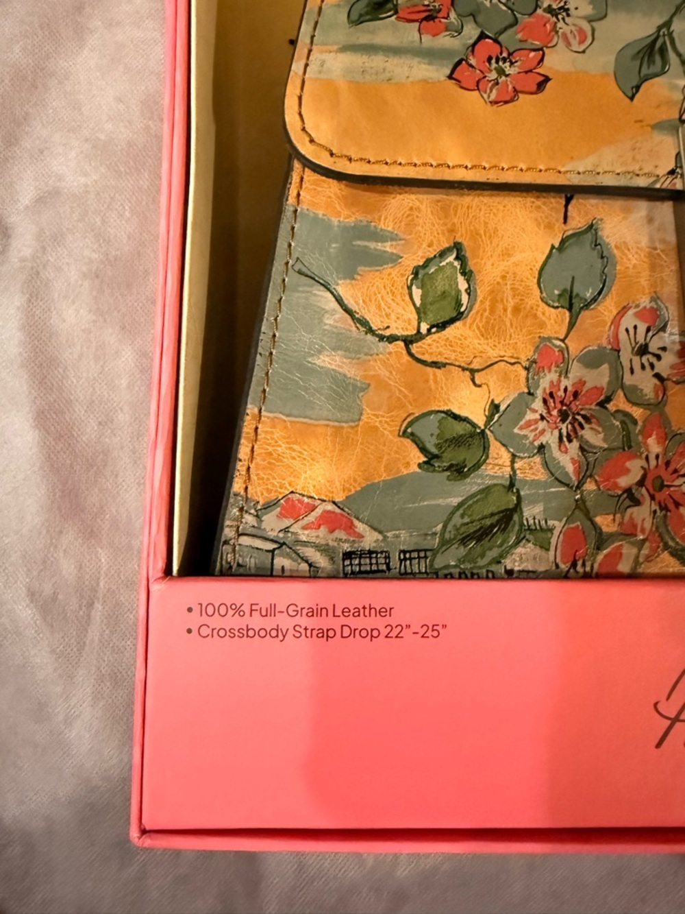 Patricia Nash Top-Handle Bag in Teal & Mustard with Detachable Strap - Picture 5 of 12